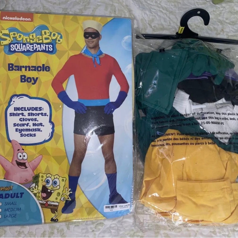 Mermaid Man and Barnacle Boy Costumes